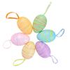 6Pcs Foam Material Easter Eggs Pendant Simulation Egg Easter Festival Decoration  Easter Party