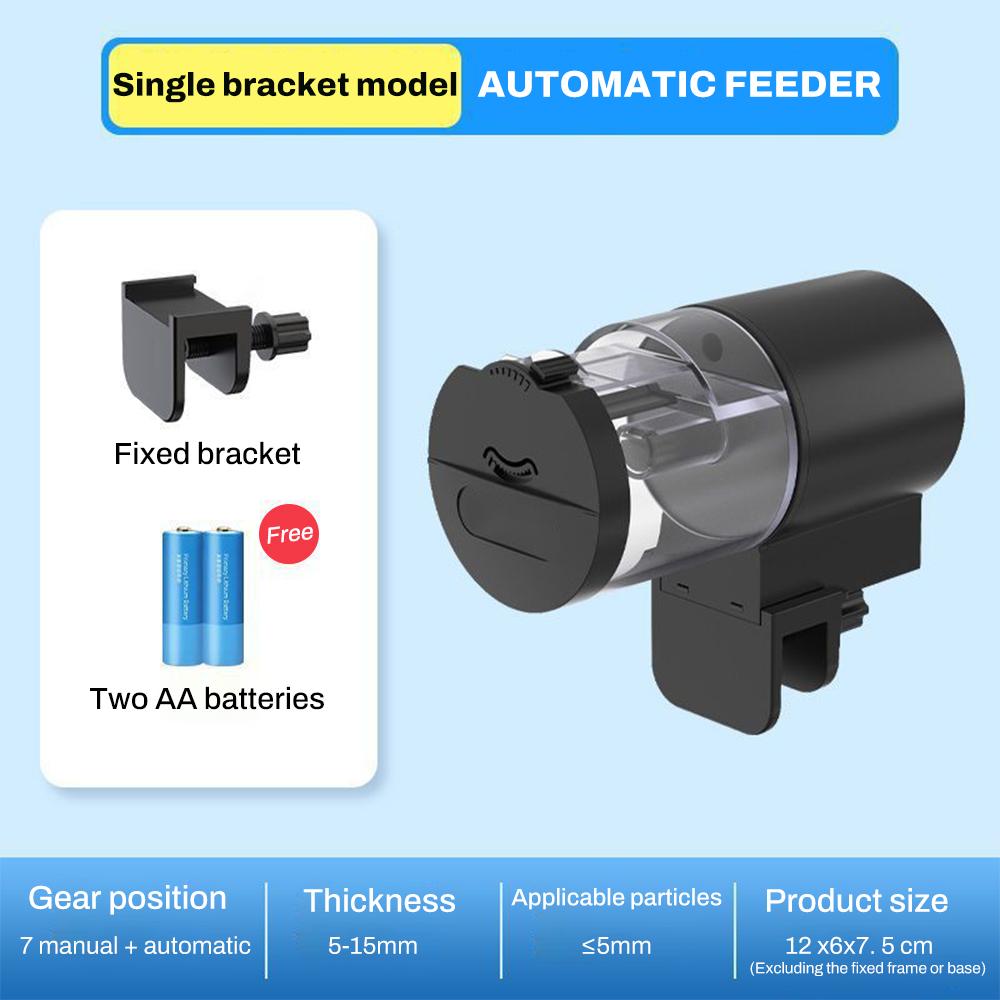 Автоматическая кормушка для рыб для аквариума, ручной и автоматический режим, ёмкость 100 мл, автоматические кормушки для рыб, просты в настройке, работают от батареек