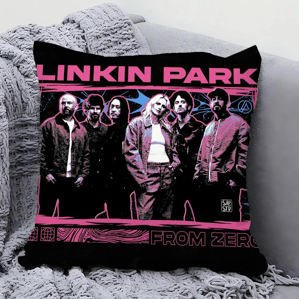 Полоса L-Linkin From Zero P-Park Наволочка Квадратная Подушка Спальня Диван Отдых Комфорт Подушка Гостиная Домашний Декор 40X40