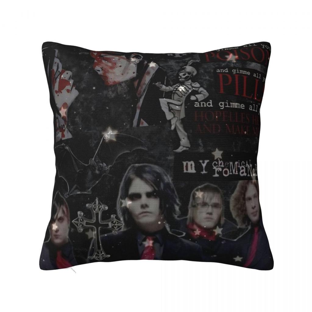 My Chemical Romance MCR Музыкальная Группа Наволочка Чехол для Подушки Мягкая Наволочка Милые Забавные Наволочки Для Дивана Домашний Декор