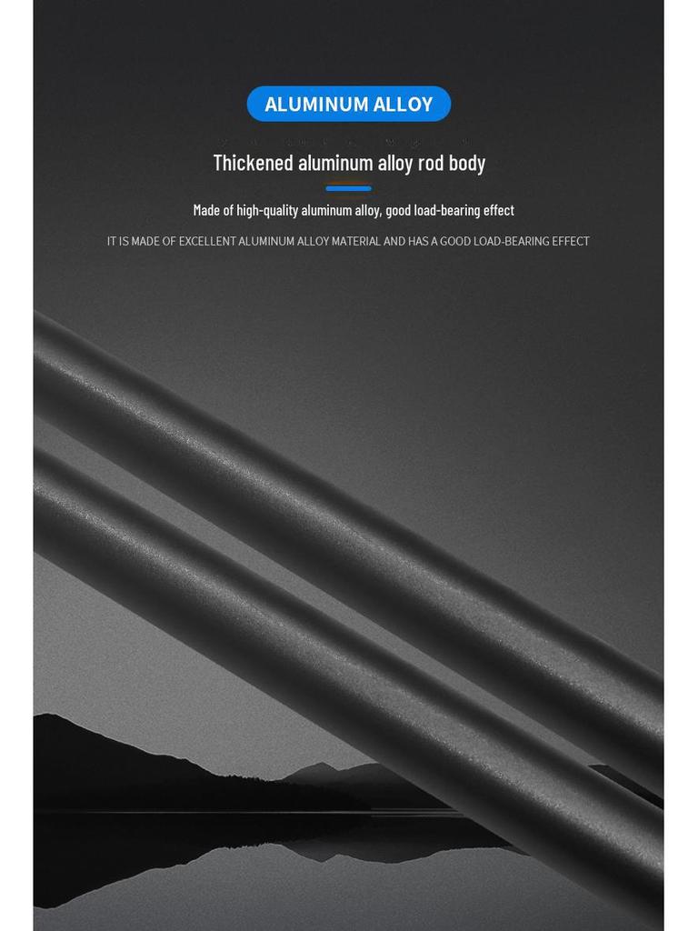 Телескопические костыли из алюминиевого сплава для пожилых людей с изогнутой ручкой