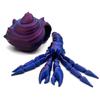 Poseable Joints 3D Printed Hermit Crab Removable 3D Articulated Crab Toys  Fish Tank