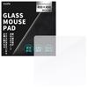 Стеклянный коврик Стеклянный коврик для мыши никогда не остается ковриком для мыши, оптимизированным для игровых мышей [Гладкость меняется, то же] [Стекло (толщина 3,2 мм)] [осафу] (450×450мм)