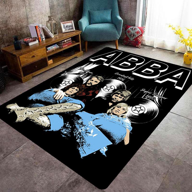 ABBA Iconic Music Legacy carpet Suitable for all seasons floor mats Christmas gifts Protective pad Dormitory decoration
