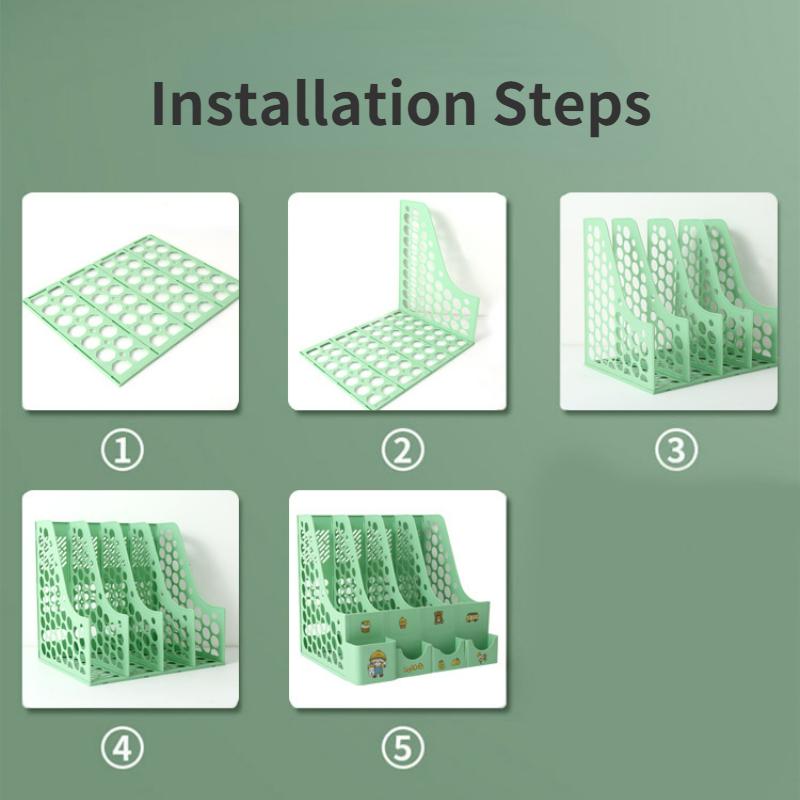 Настольная колонка для файлов, косая вставка, ящик для хранения, держатель для документов, держатель для ручек, пластиковый ящик для хранения, органайзер, декор стола, офиса