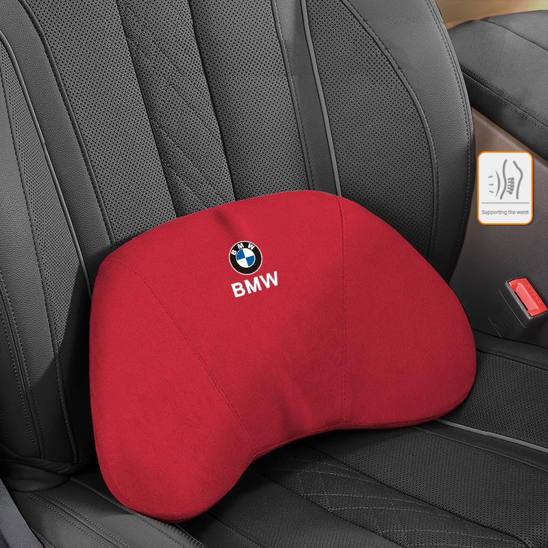 NTSM5 Motorcycle Sticker/Car Neck Protection Pillow Headrest Memory Cotton Lumbar Support For BMW M E46 E90 E60 F30 F10 E39 E36 F20 X5