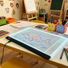 Светодиодная A4 Аниме Доска для обводки Световой стол для рисования и практики письма