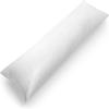 Body Pillow for Adults- Large Full Body Pillow Insert, Breathable &Cooling Satin Stripe Long Pillow for Bed, Fluffy & Firm