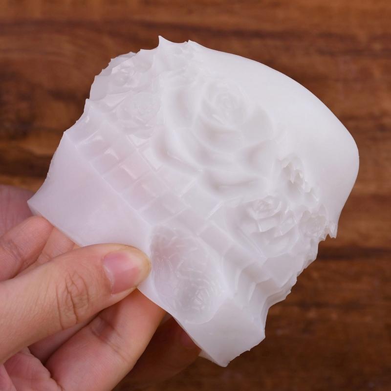 Силиконовые формы для свечей с цветами, силиконовые формы с цветами и цифрами для свечей, мыла, гипса, декора, эпоксидной смолы