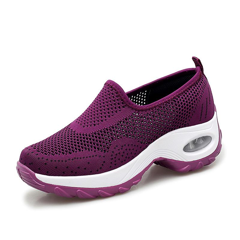 Модные женские туфли большого размера Slip On из вулканизированной кожи, модные летние повседневные кроссовки для отдыха на открытом воздухе, дышащие, открытые женские ленивые мокасины