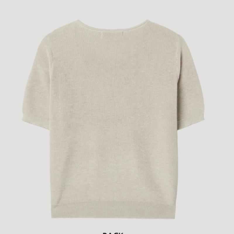 [ShS S miSS] Многослойный трикотажный свитер с коротким рукавом Sakpop23010