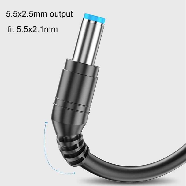 Кабель-преобразователь USB Type-C PD на 12V 5.5x2.5mm для вентилятора, настольной лампы, роутера 2м