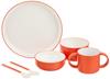 Tak KIDS DISH Подарочная коробка со столовыми приборами Стандартная детская посуда, можно мыть в посудомоечной машине Набор столовых приборов Оранжевый/Tak (оранжевый) Детский JTN-1001-OR