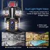 LS VISION Наружная WIFI IP-камера 16MP 8K HD 10X Оптический зум Автоматическое отслеживание PTZ Четыре объектива Три экрана Водонепроницаемая камера безопасности CCTV