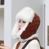 Winter Imitation Fur Women's Thickened Warm Hat High Imitation Fox Hair Ear Protection Cold Hat Fleece Thickened Hat