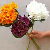 Artificial Hydrangea UV Resistant Fake Silk Flower Home Wedding Party Baby Shower Table Centerpiece Indoor Outdoor Faux Bloom Decoration