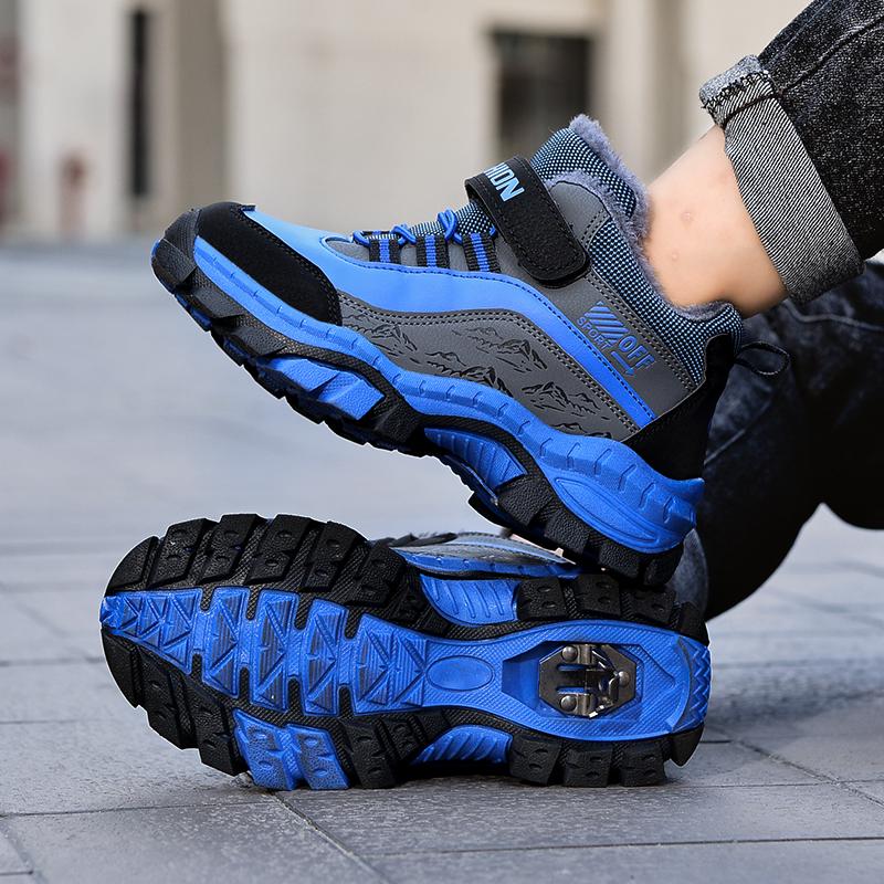 Зимняя уличная детская зимняя обувь плюс непромокаемые лыжные ботинки, детские зимние зимние ботинки большого размера