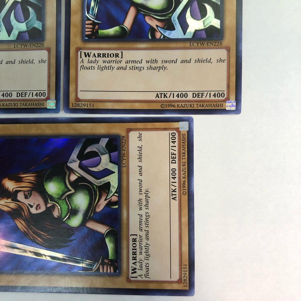 Yu-Gi-Oh! Английская версия Женщина-фехтовальщик Канан Ультра Редкое Неограниченное Издание Набор из 3 штук