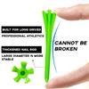 100Pcs Improved Durability Golf Ball Holder Plastic Golf Seats Golf Tee Set  Golf Accessories