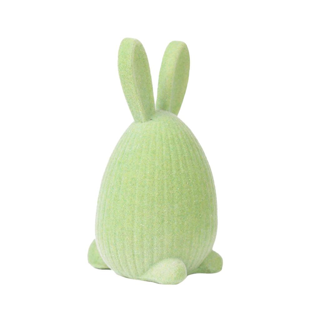 Resin Easter Rabbit Figurine Multicolor Cartoon Buuny Statue Creative Miniature Knickknacks  Gift