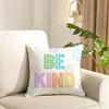 Cartoon rainbow sun Cushion Cover Reversible Plush Pillow Cover Soft Fluffy Home Decor for Sofa Bedroom