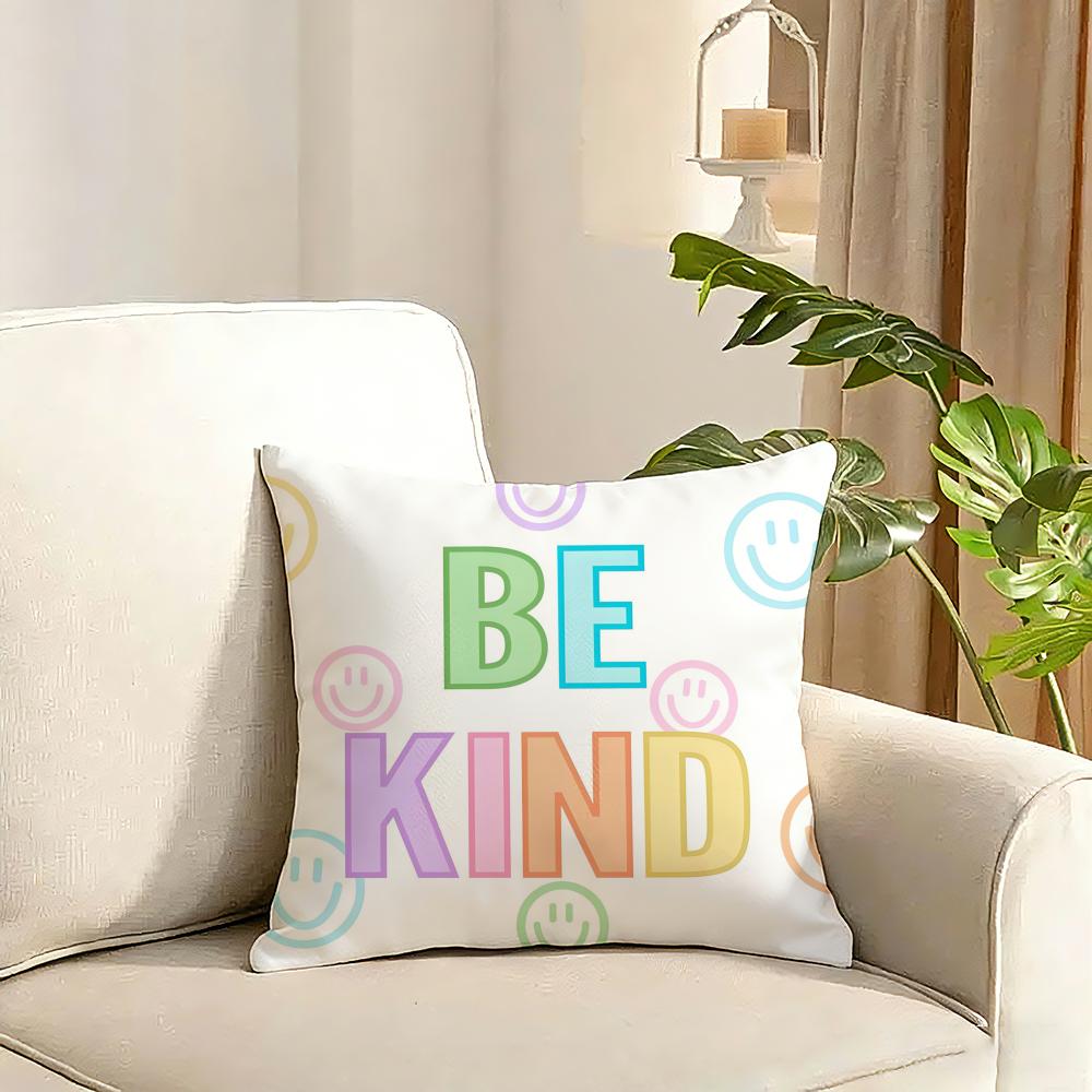 Cartoon rainbow sun Cushion Cover Reversible Plush Pillow Cover Soft Fluffy Home Decor for Sofa Bedroom