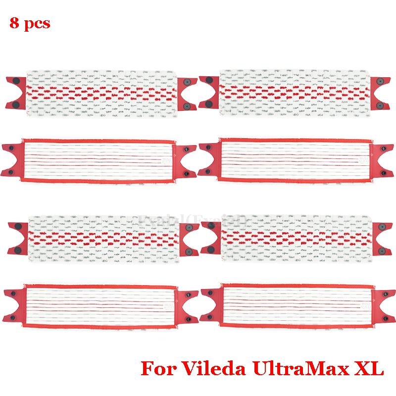 Сменные салфетки из микрофибры для швабры Vileda UltraMax XL, многоразовые, для плоской моющей насадки, быстросохнущие, можно стирать в машине