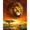 5D DIY Алмазная картина Животное «Африканский лев» Алмазная вышивка Крестом Рукоделие Подарок