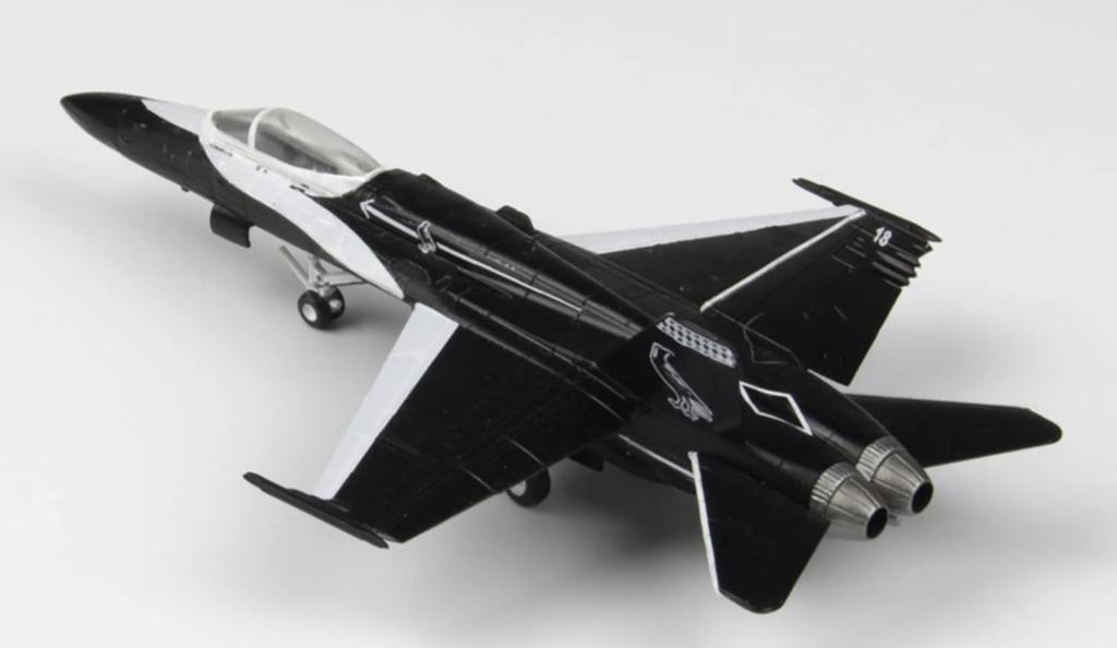 PLATZ Scale Royal Australian Air Force Fighter Hornet Black Royal Australian Air Force 100th Anniversary Paint of Plastic Model Kit 1/144 F/A-18A
