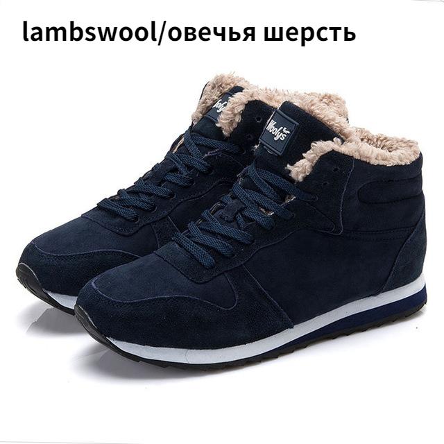 Пара хлопчатобумажной обуви, плюшевая теплая уличная спортивная обувь для пешего туризма, повседневные кроссовки для тренировок, треккинговые зимние ботинки для мужчин и женщин, большие размеры