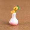 4 шт. Мини-ваза Орнамент Исцеляющий Мини-сад Снятие стресса Партнер Смола Букет Настольный Нарративный Декор