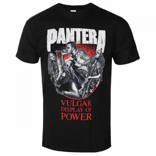 Pantera Унисекс Взрослый Вульгарное Проявление Силы 30-летие Хлопковая Футболка с круглым вырезом Мужчины Женщины Уличная Одежда Футболки с коротким рукавом - Мужская S...