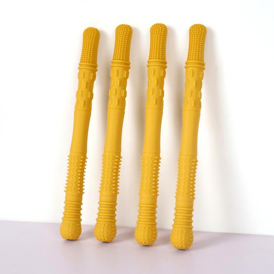 4 шт. силиконовая жевательная палочка, пищевая, без BPA, многоразовая, для снятия стресса, сенсорная, оральная, моторная, жевательная палочка, игрушка для особых нужд