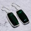 Chrome Diopside Gemstone 925 Sterling Silver Gift Jewelry Earring 2.01"