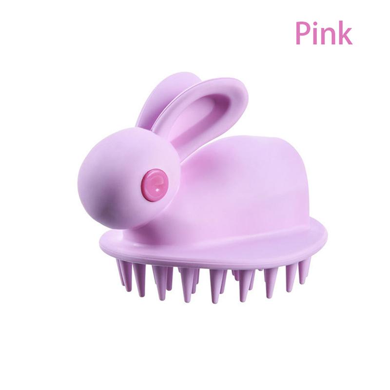 Silicone Shampoo Scalp Hair Massager Head Body Massage Brush Comb Hair Washing
