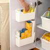 Modular Kitchen Cabinet Storage Box for Dishes, Seasoning Bottles, and Drawers
