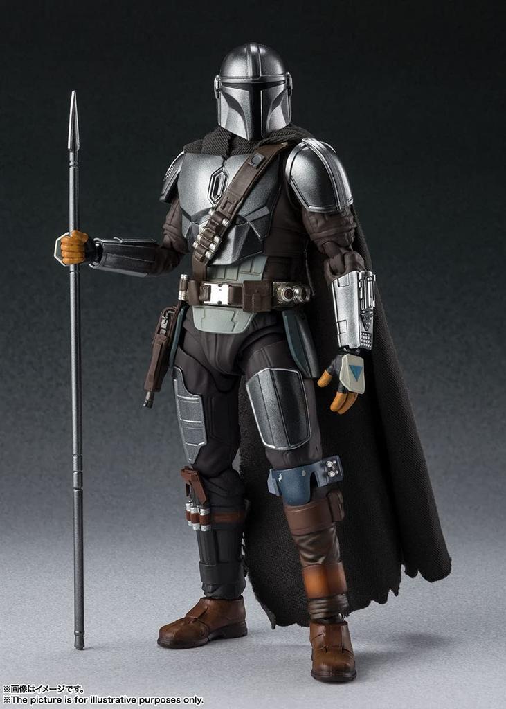 TAMASHII NATIONS Star The Mandalorian Mandalorian 150mm Painted Movable Figure S.H.Figuarts Wars (Din Djarin) Approx. ABS&PVC&Cloth