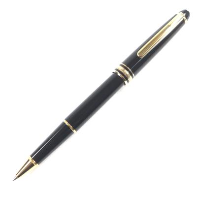 Отличная шариковая ручка MONTBLANC Meisterstck Classic Черная с золотом мужская Б/У
