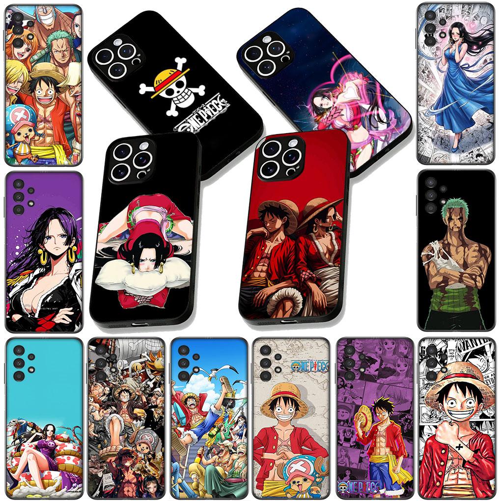 Cover for Apple iPhone 13 12 Mini XS 11 Pro Max 7 8 Plus XR SE 2022 2020 SE3 Phone Case Boa Hancock One Luffy Piece Roronoa Zoro