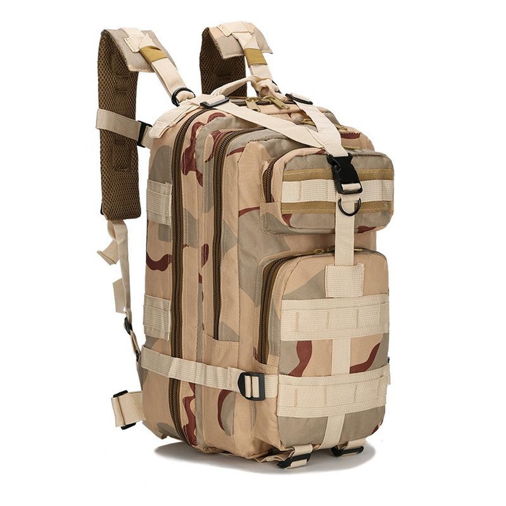 30L  Bag Outdoor Sports Mountaineering Bag Oxford Waterproof Camouflage 3p Backpack for Camping Travel 11 Color