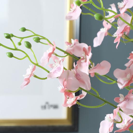 Artificial Phalaenopsis Flower Real Touch Faux Butterfly Orchid Branch for Tall Vase Wedding Home Office Party Hotel Decoration