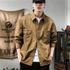 American Retro Tooling Black Casual Shirt Men'S Trendy Brand Heavy Shirt Men'S Jacket Men'S