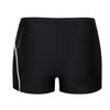 Men Swimming Shorts Elastic Waist Soft Quick Dry Slim Fit Printed Color Matching Mid