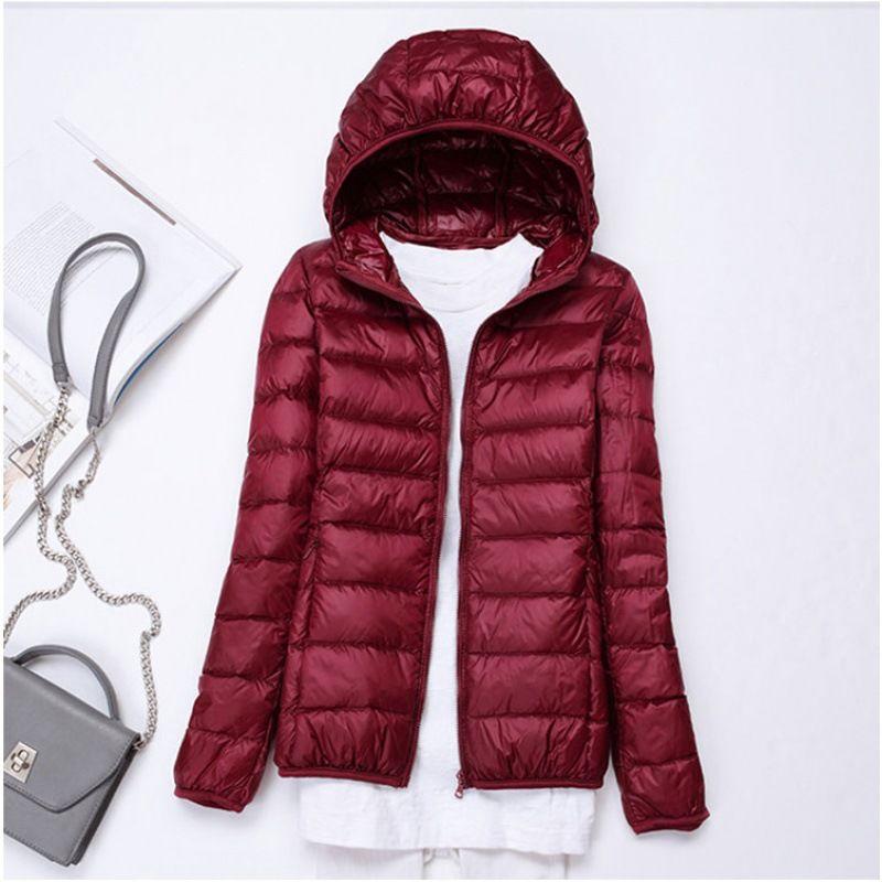Arrivals Women Fashion Short Ultralight Thin Packable Puffer Jackets Female Sweet Style Korean Down Coats