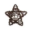 Decor Wedding Party Xmas Tree Christmas Gift ArtifIcial Rattan Star Sepak Takraw Pentagram Shape