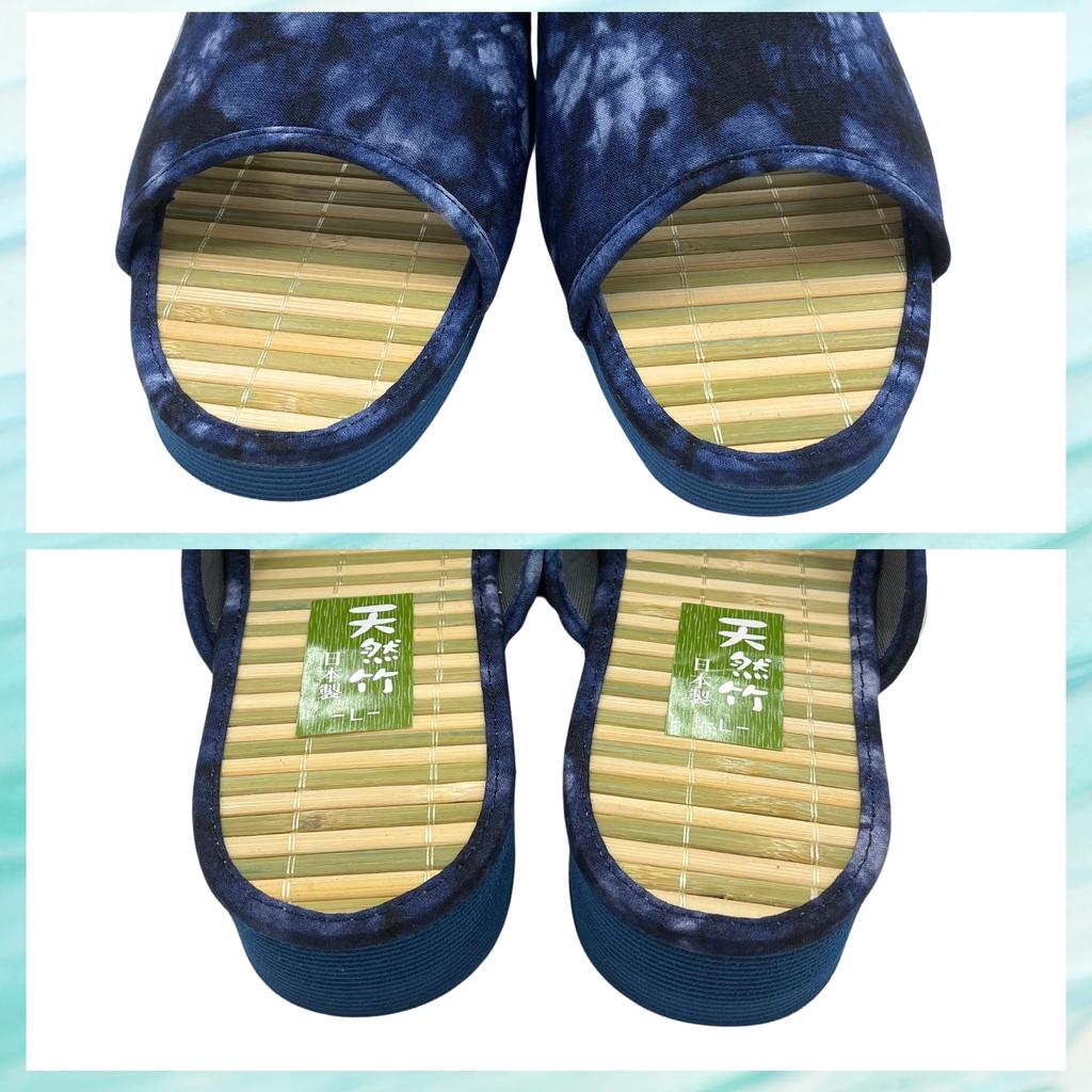 Edoten Shigi тапочки, с бамбуковой стелькой, Сделано в Японии, Легкая губчатая подошва, Мужские, Размер M, 25см-25.5см