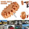 4 Inch Car Wheel Decal Removal Eraser 20MM Wheel Rubber Eraser Polishing Pad Vinyl Sticker Pneumatic Removal Repair Tools