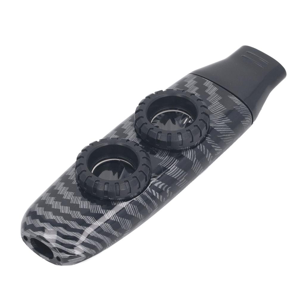 Казу-флейта с двумя отверстиями, регулируемый музыкальный духовой инструмент с диафрагмой для исполнения.