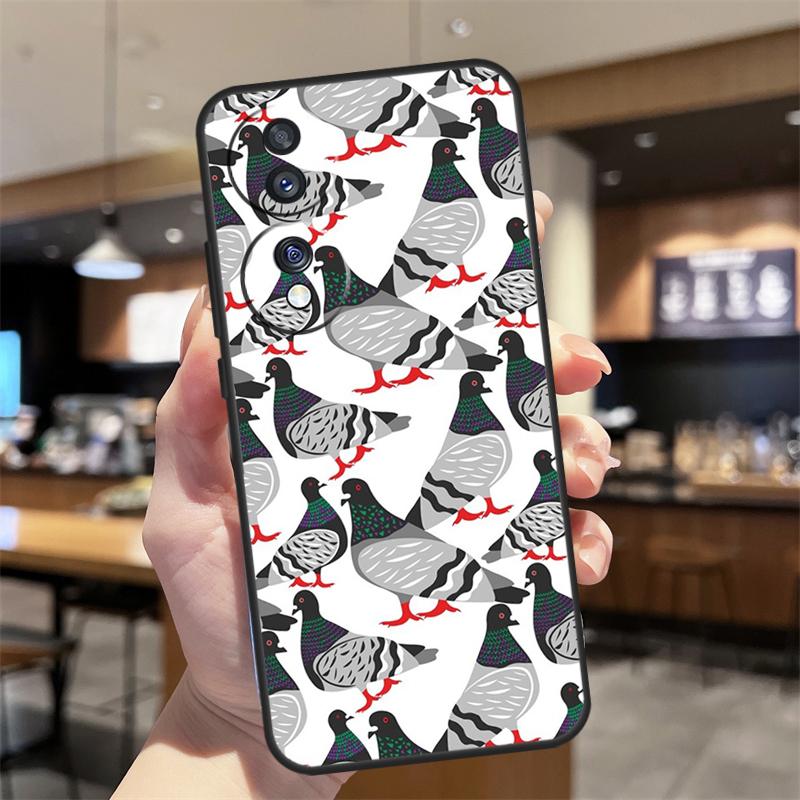 Чехол с голубями для Honor Magic 8 Lite 5 6 7 Pro Honor Win RT 400 200 50 70 90 X8c X9a X9b X9c X9d Чехол