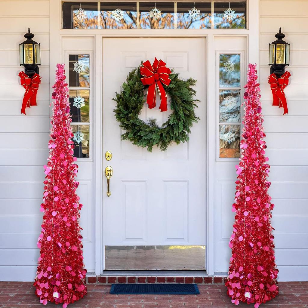 Масштабируемая Складная Шерстяная Травяная Спиральная Рождественская Елка